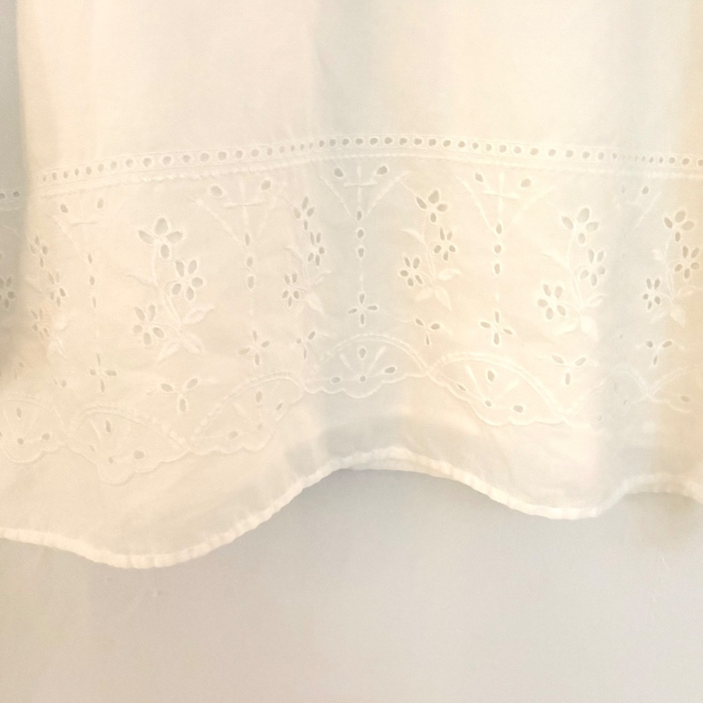 Talbots 3/4 Sleeve Embroidered Blouse - Picture 5 of 9